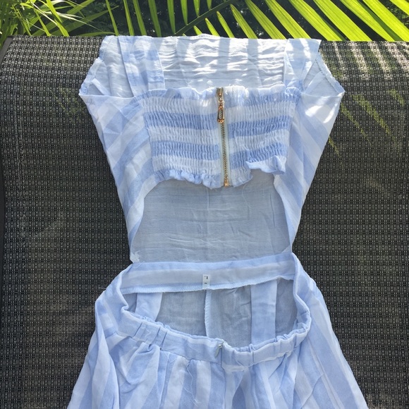 Romper Blue and White - Picture 3 of 5